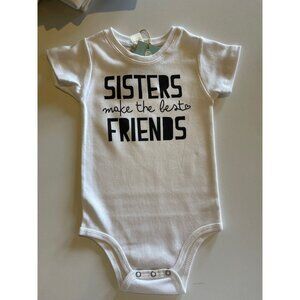 Sister Best Friends Organic Infant Bodysuit